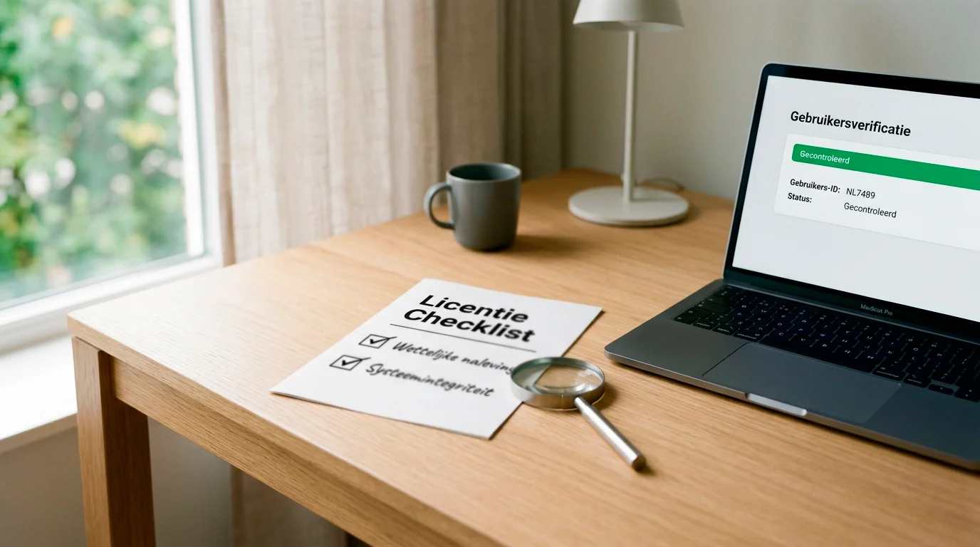 Checklist voor Nederlandse licentiecontrole van een online casino
